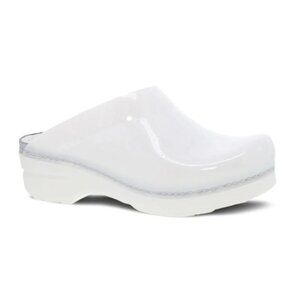 NEW Dansko Sonja Translucent Clogs  For Women in white 462